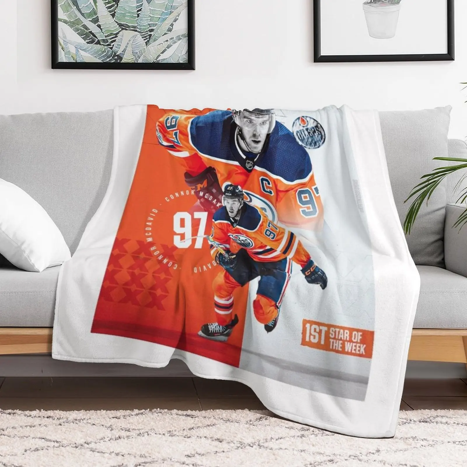 Одеяло Connor McDavid фланелевые одеяла и термобелье для дорожных одеял