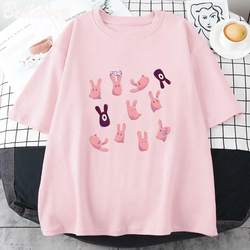 

Ouran High School Host Club Cartoon Cotton Tshirts Men Woman Kawaii Oversized T-shirt Tops Tee Cute Rubbits Girls Y2K Clothes