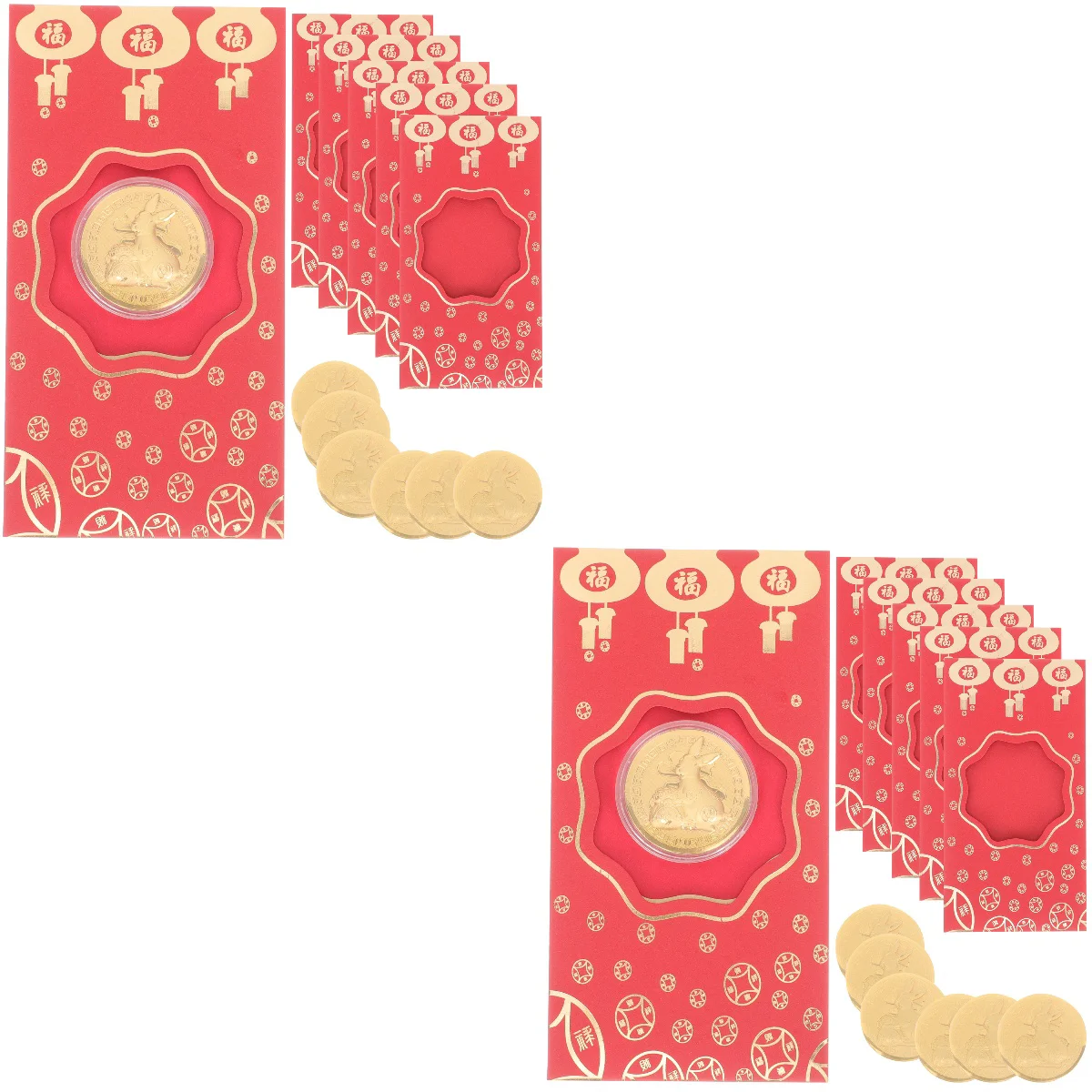 

Red Envelopes Money Year Envelope Rabbit New Packet Festivalpocket Lucky Paper Bao Spring Hong Hongbao Packets Bunny