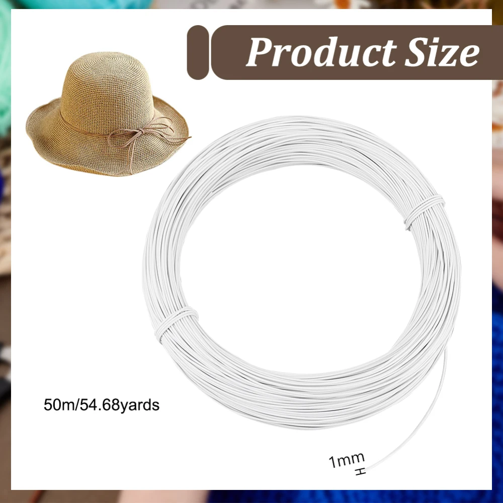 

Проволока White Hat, 50 М/54,7 Ярдов, Мягкая Железная Проволока С Цветочным Покрытием Из ПВХ