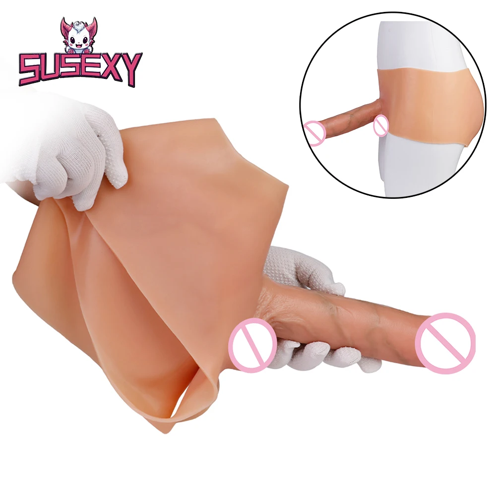 SUSEXY реалистичный фаллоимитатор с ремешками брюки эластичная носимая анальная