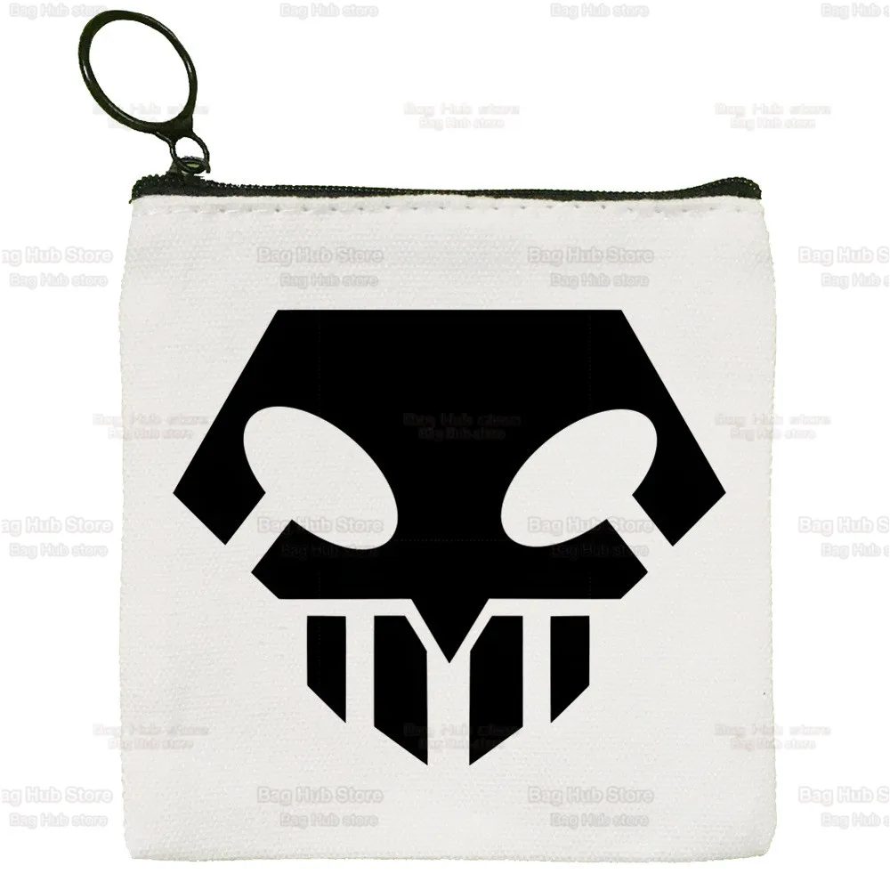 Bleach Canvas Coin Purse Canvas Bag Kurosaki Ichigo Small Key Bag Storage Bag Japanese Anime Card Bag Cartoon Coin Bag