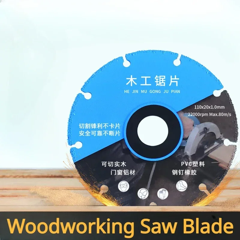 

5PCS Woodworking Saw Blade 105/110mm Circular Saw Blade Wheel Discs For Wood Cutting Carbide Cutting Disc