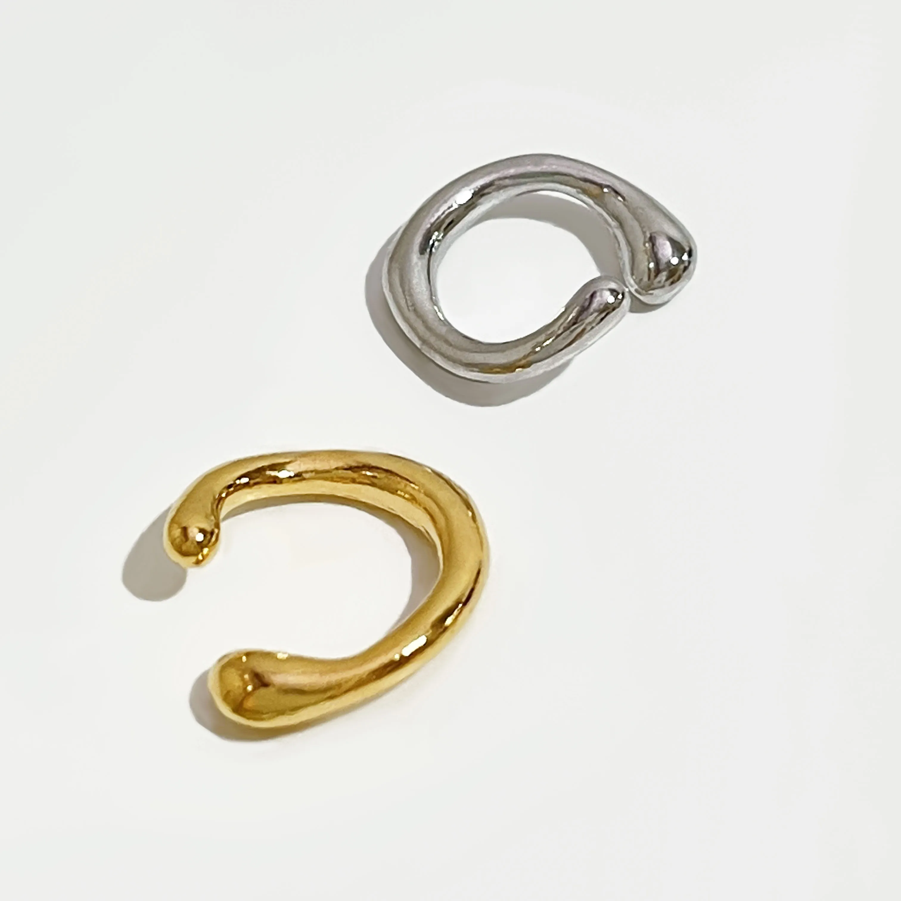 

Gold Color Earrings without Piercing Geometric Round Ear Cuff Minimalist Cartilage Earrings Women Simple Jewelry