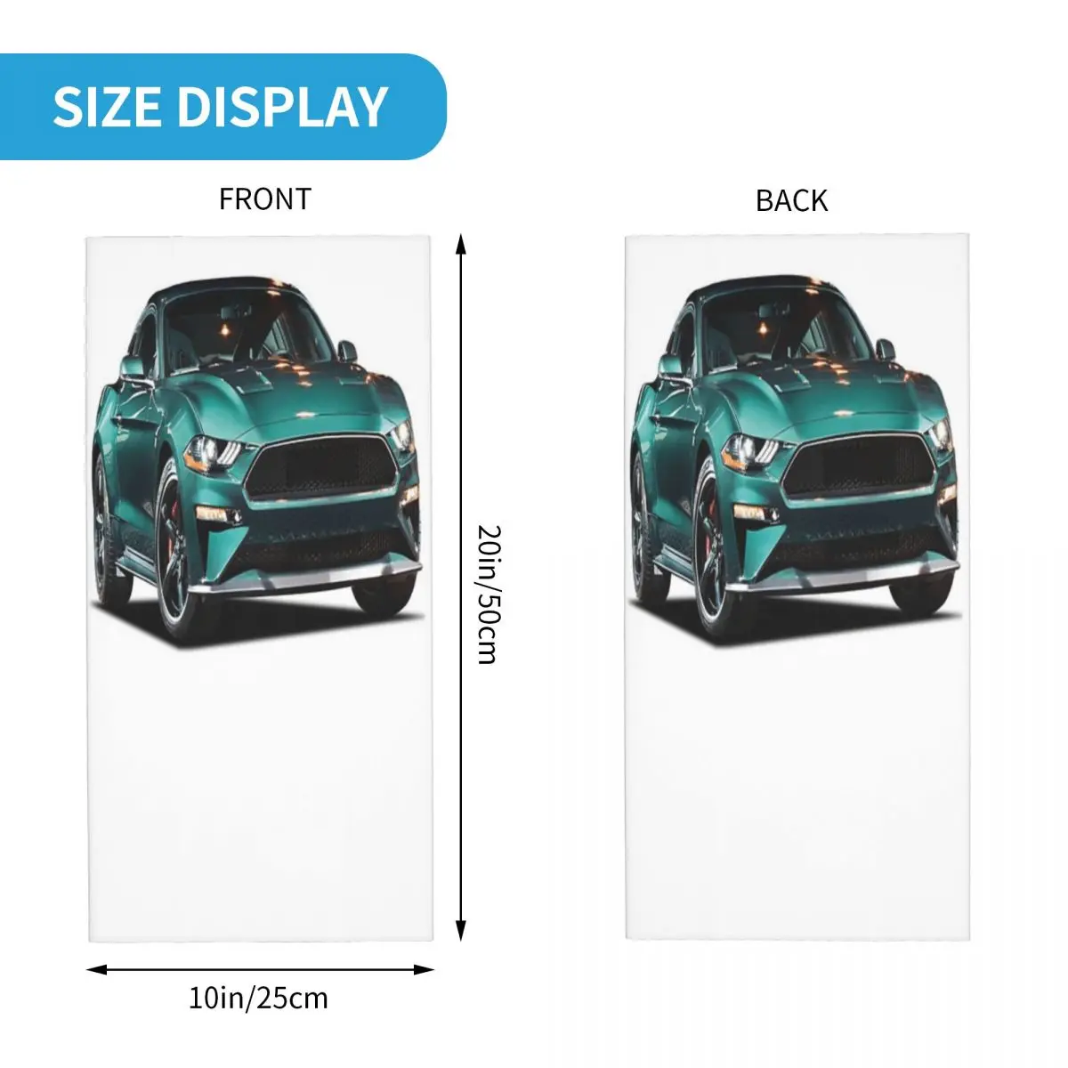 Ford Mustang Bullitt велосипедная Бандана Маска Для Лица Шарф Многофункциональная Защита