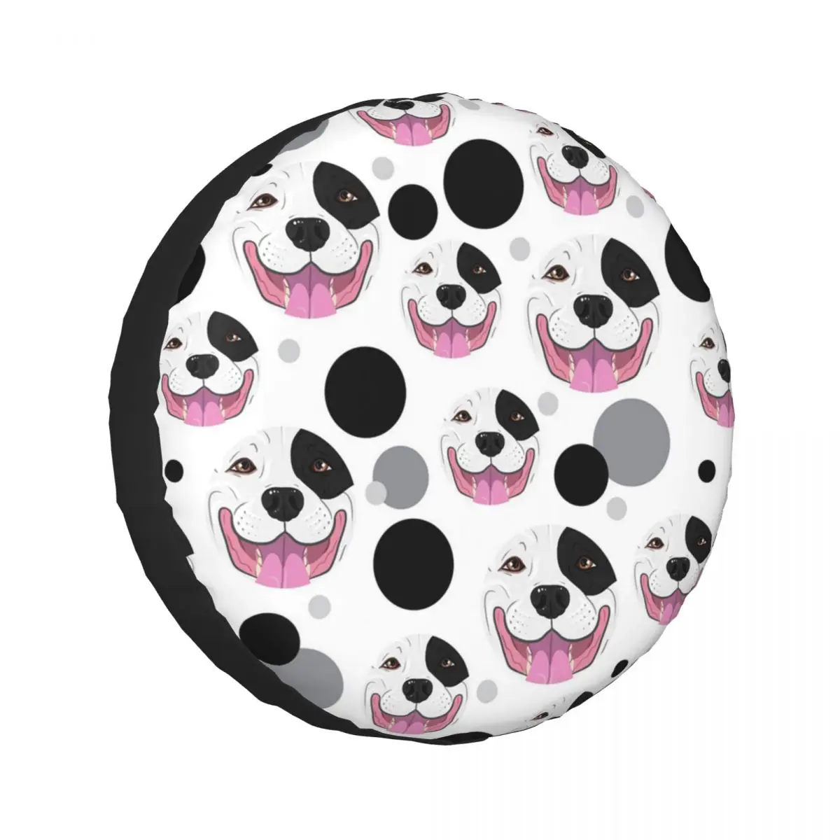 

Pitbull Spare Tire Cover Universal Waterproof Protection Wheel Cover Fit for Jeep Trailer RV SUV Camper Vehicle