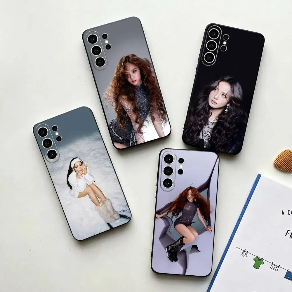 Фото Чехол для телефона K-Kpop K-Kim J-Jisoo для Samsung S25, S24, S21, S22, S23, S30, Ultra, S20, Plus, FE, Note, 10, 9, 5G, черный №1