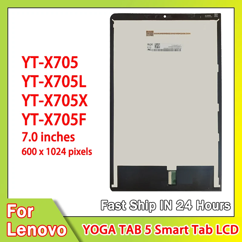 Фото Диагональ 10,1 дюйма, планшетофон для Lenovo YOGA TAB 5, умный планшет, ЖК-дисплей с сенсорным экраном и дигитайзером в сборе №1