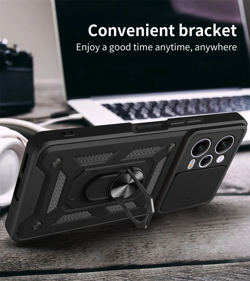 For Xiaomi Poco X5 Pro 5G Case 2023 Car Magnetic Holder Ring Armor Phone Cases For Poko Little Poco X5Pro X 5 POCOX5 Back Cover