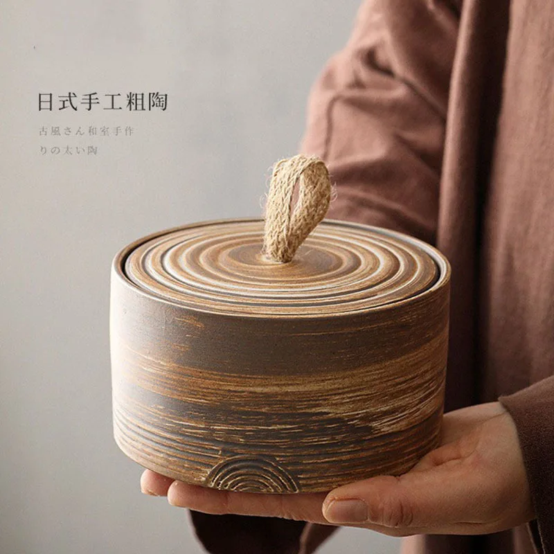 

Tea Can Hermetic Pot Tea Jar Storage Box Organizer Container Tin Pots Canister Caddy Tins Bag Teaware Kitchen Dining Bar Home