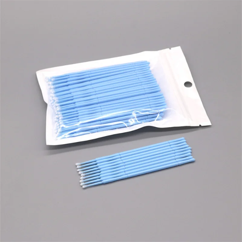 

100Pcs/bag Disposable MicroBrush Eyelashes Extension Individual Lash Removing Swab Micro Brush For Eyelash Extension Tools