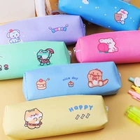 kawaii multi function cartoon animals waterproof pen pencil case bag cosmetics case stationery storage bag makeup pouch