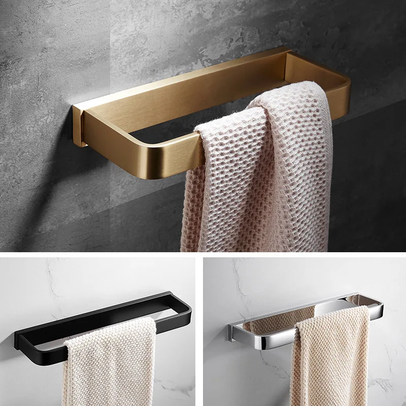 

Bathroom Hardware Accessories Set Brass Antique Wall Robe Hook Toilet Towel Ring Bar