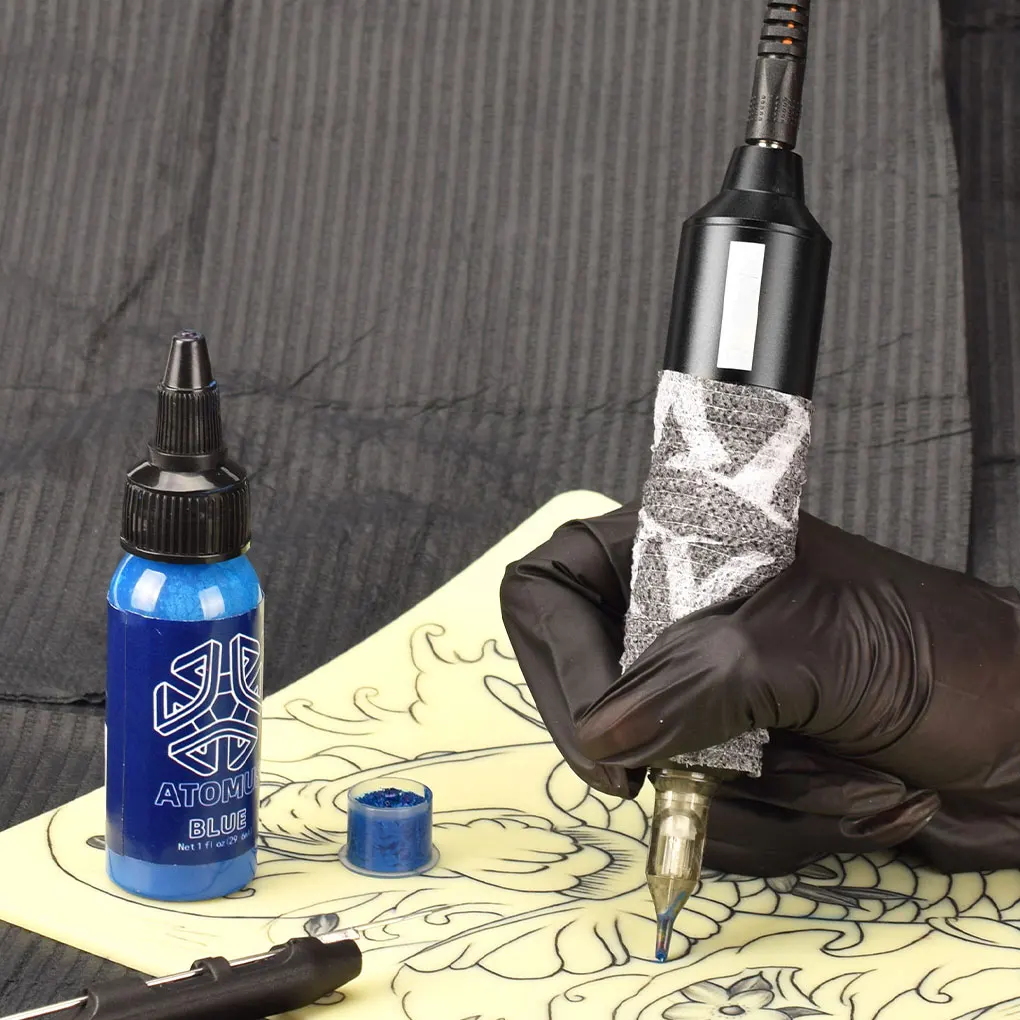 

Водонепроницаемая татуировочная ручка, источник питания, высокая твердость, нержавеющий лайнер, тени, регулируемые инструменты для боди-ар...