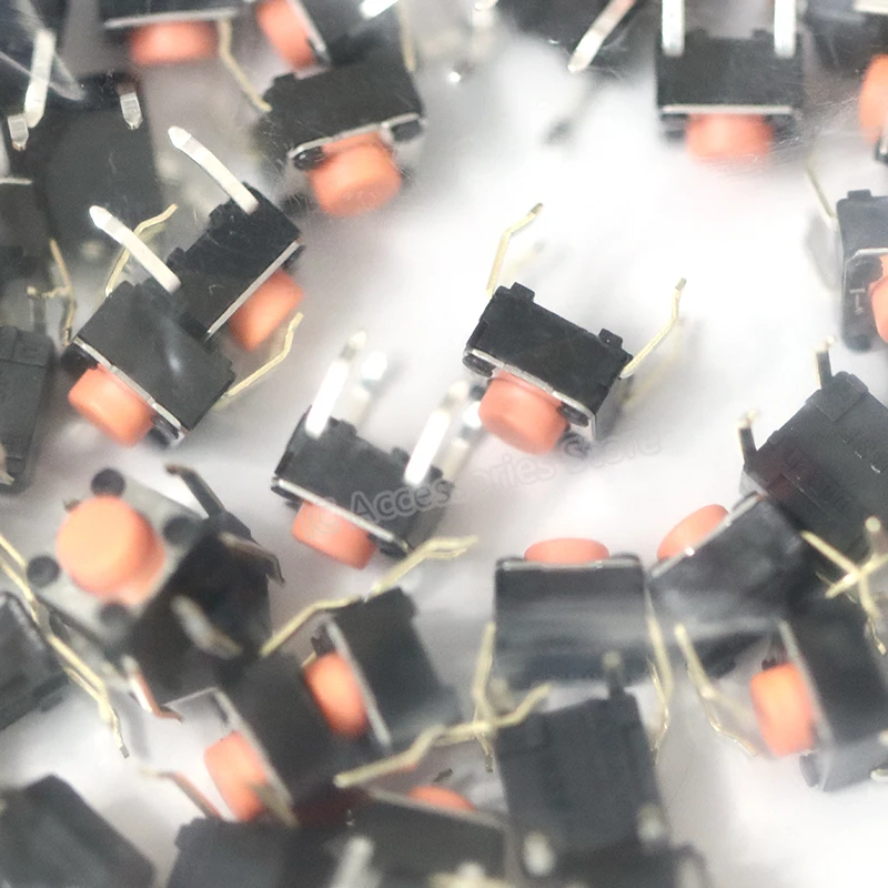 

10PCS B3F-1025 6*6*5MM Micro Touch Key Switch 4 Feet Vertical Brand New Original