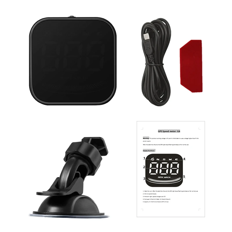 

Car HUD Head Up Display Speedometer Overspeed Warning Acceleration Brake Tester Dropshipping