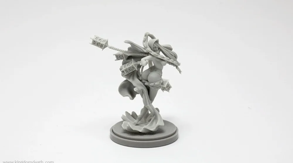 

Special offer die-casting resin model KD 77 Twilight Witch resin white model free shipping