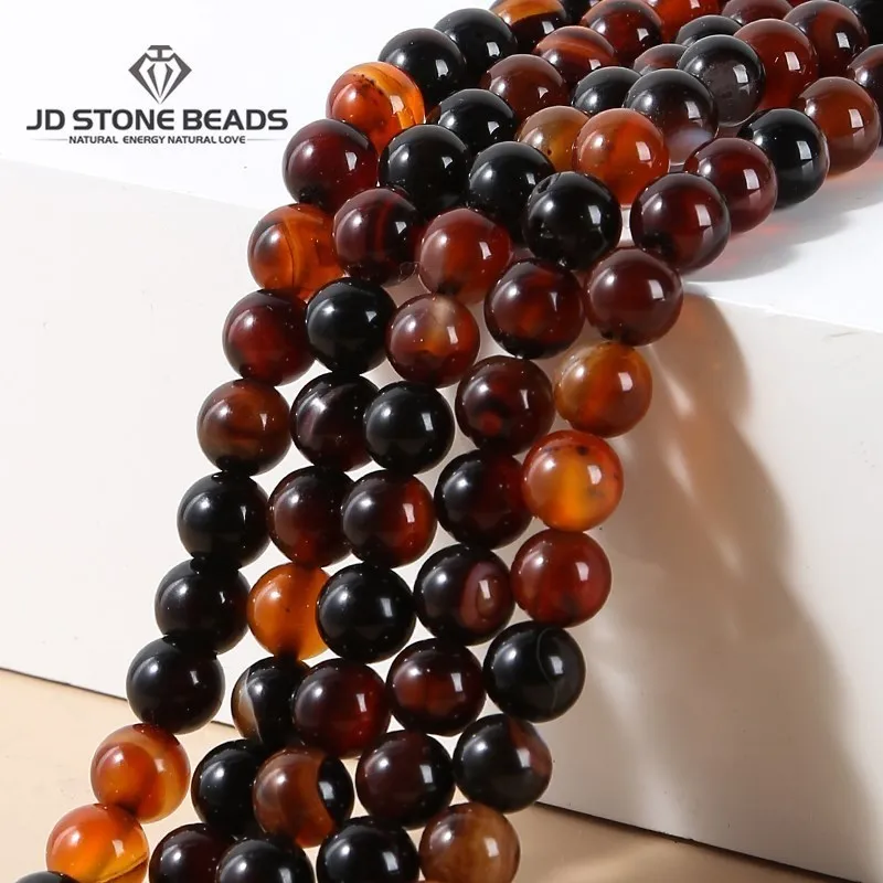 

Натуральный камень коричневого цвета бусины из агата, матовый янтарный цвет, цвет кофе, агат, Граненые Круглые бусины для изготовления ювел...