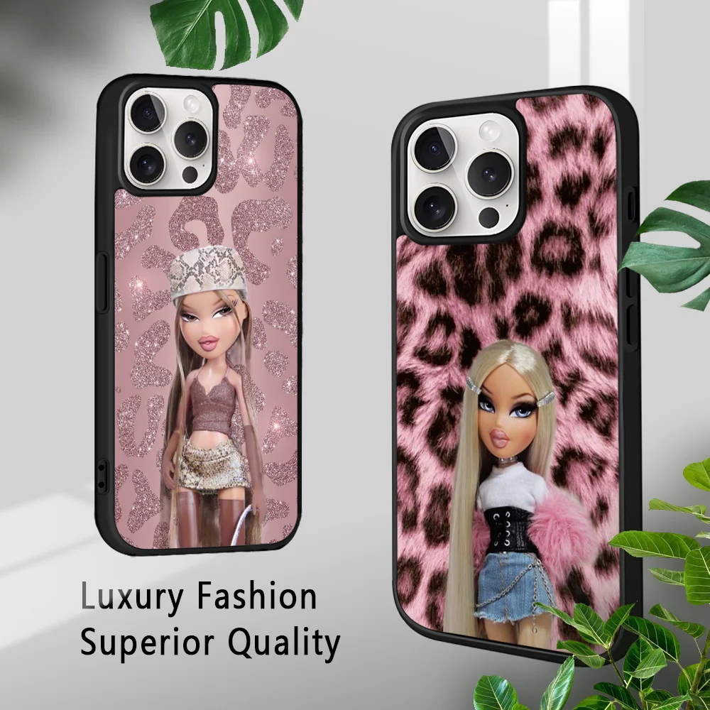 Fashion D-Doll Bratz Phone Case For iPhone 16 15 14 13 12 11 Pro Xs Max Mini Plus Celulares Hard Funda