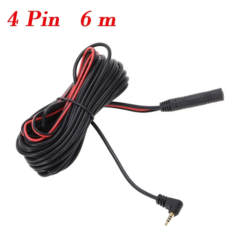 4-контактный удлинительный кабель 6/10/15 метров для зеркальной видеорегистратора, камера заднего вида, автомобильный рекордер, автомобильные аксессуары, инструменты