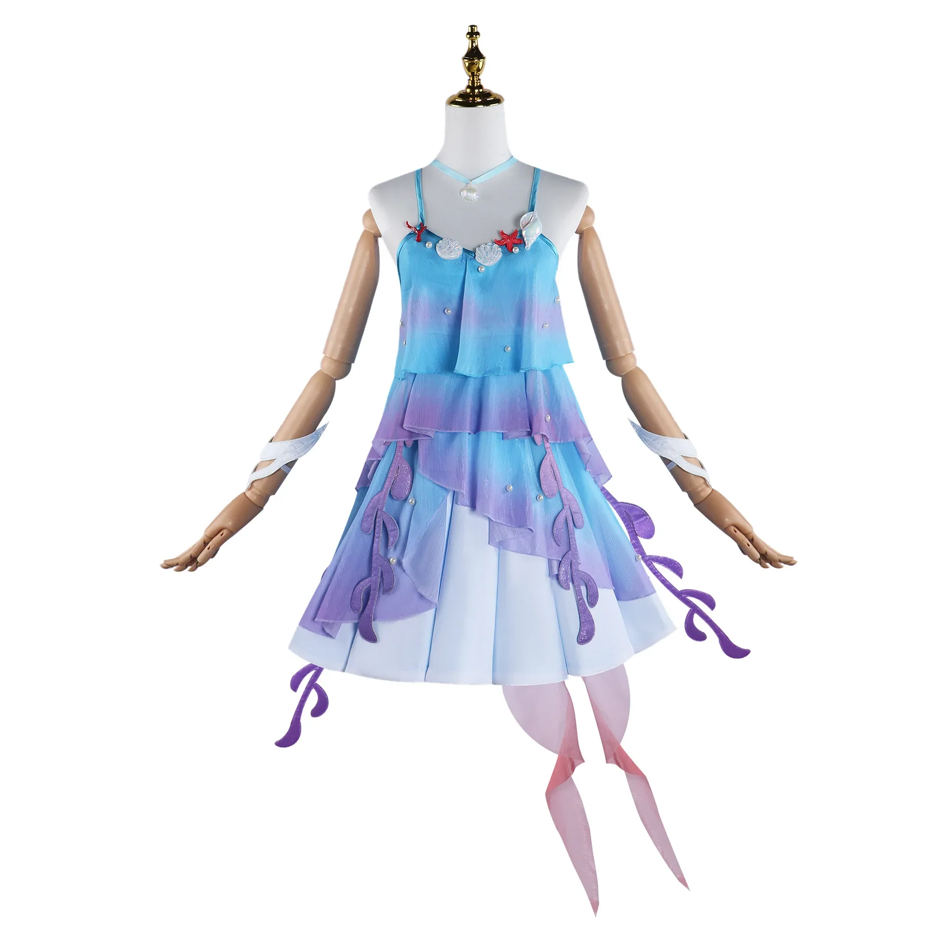 Костюм для косплея Dolia из игры честь королей костюм Униформа платье сумка набор