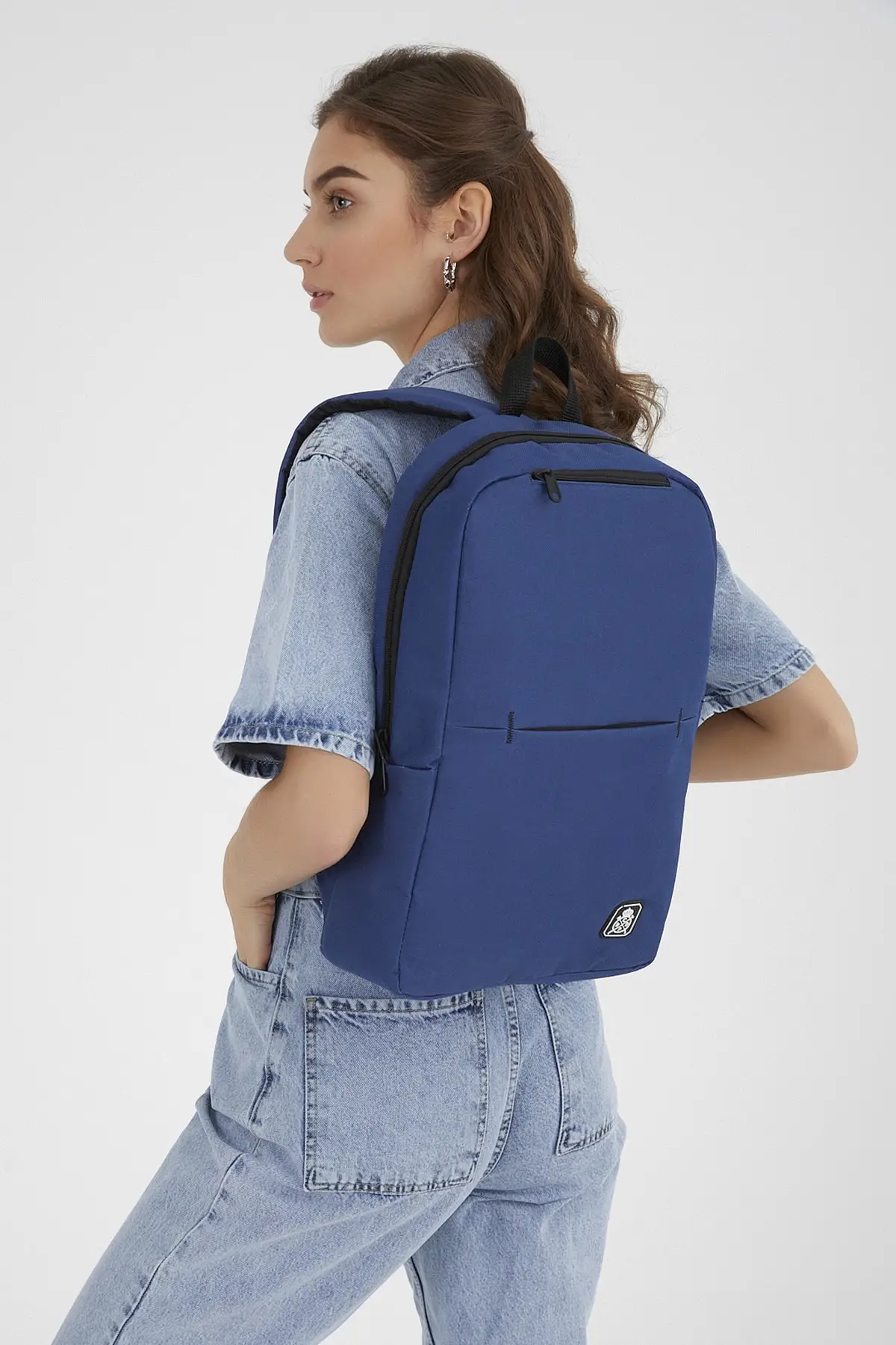 

Водонепроницаемый непромокаемый ноутбук и ПОРТФЕЛЬ унисекс темно-синий Rpba000202