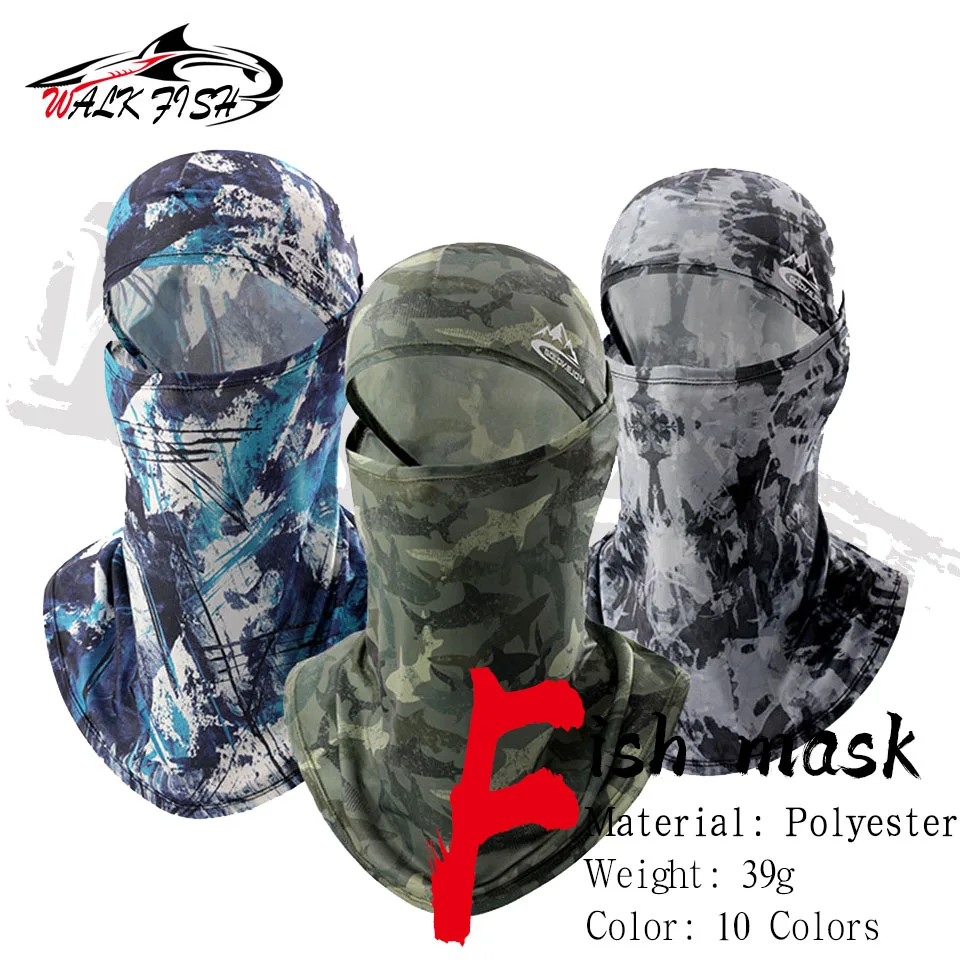 

WALK FISH маска для лица, летние солнцезащитные шарфы для кемпинга и пешего туризма, волшебный шарф для рыбалки, аксессуары для волос