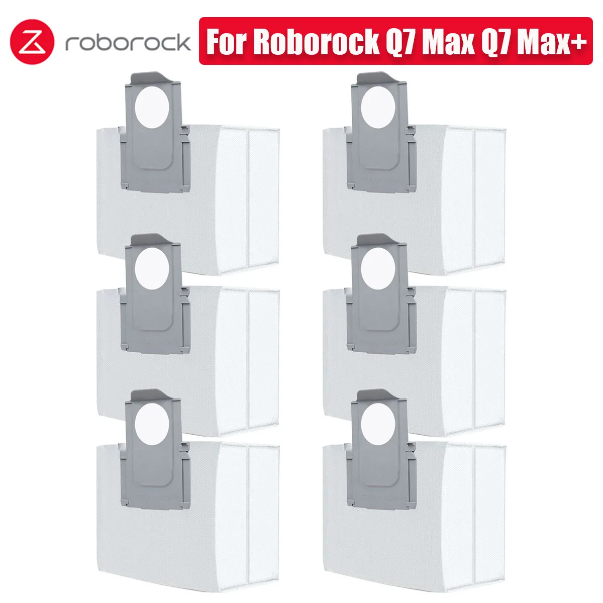 

Accessories Dust Bags Collector Sets Accessory Kit Spare Parts Dust Bag Original For Roborock Q7 Max / Q7 Max+ Vacuum Cleaner