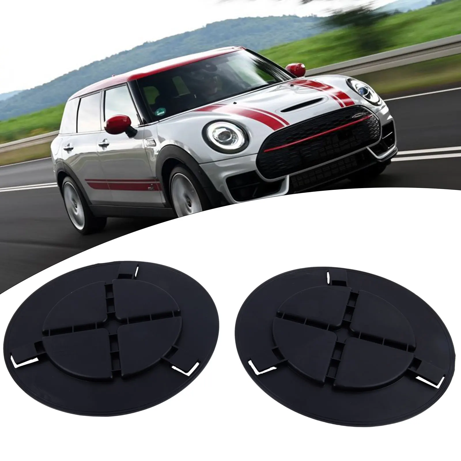 

2pcs Lid Wheelhouse Cover Inner Fender-Access Cap 51719802413 For BMW For Mini Countryman R60 For Paceman R61 9802413