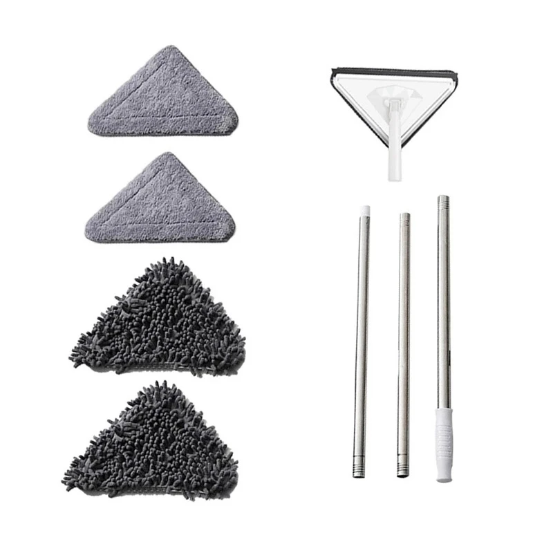 

1 Set Of 360 Rotating Triangular Retractable Household Cleaning Lazy Magic Mop