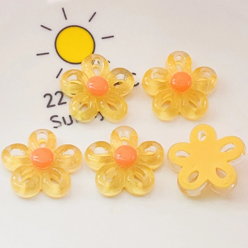 красочный полый цветок подвеска ожерелье браслет изготовление ювелирных