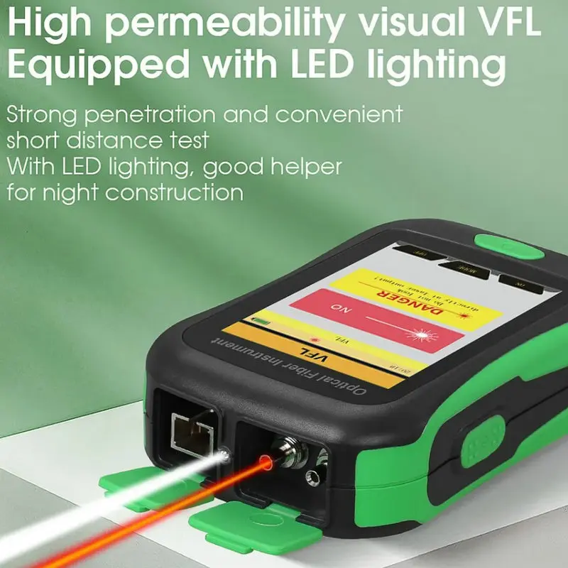 Мини OTDR сенсорный экран Активный 80 км встроенный OPM/VFL/OLS/светодиодный Lighting 5 в 1