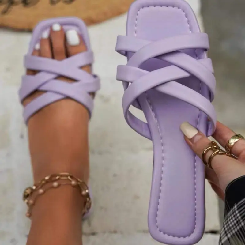 

Women's Summer Slippers 2022 Beach Sandals Casual Outdoor Flat Flip Flops Slides Plus Size Ytmtloy Indoor Zapatillas Mujer Casa