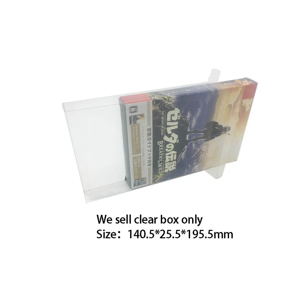 

Transparent PET protective cover For Switch NS The legend of zelda breath of the wild game version game storage display box