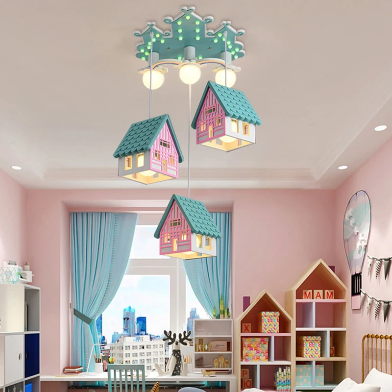 

Pendant Lamp Led Art Chandelier Light Room Decor Modern kidsbedroom decorative dining room Ceiling indoor interior Ceiling lustr
