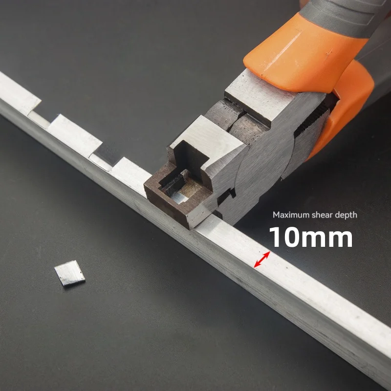 Декоративные плоскогубцы из алюминиевого сплава для наружных и настенных линейных канавок, кусачки для квадратных отверстий, многофункциональные плоскогубцы для украшения