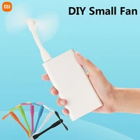 xiaomi mijia mini usb fan flexible portable removable usb fan for power bank notebook computer summer gadget diy