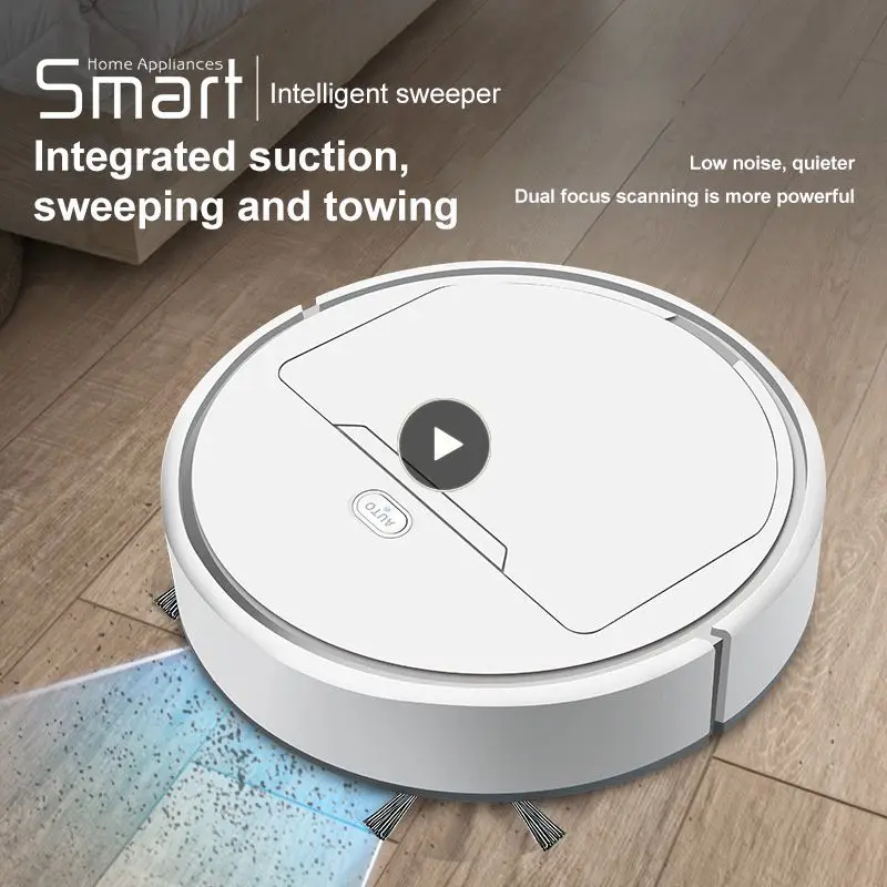 

Auto Robot Vacuum Cleaner Smart Wireless Mopping Sweeping Dry Wet Cleaning Machine Charging Intelligent Vacuum Cleaner In Car