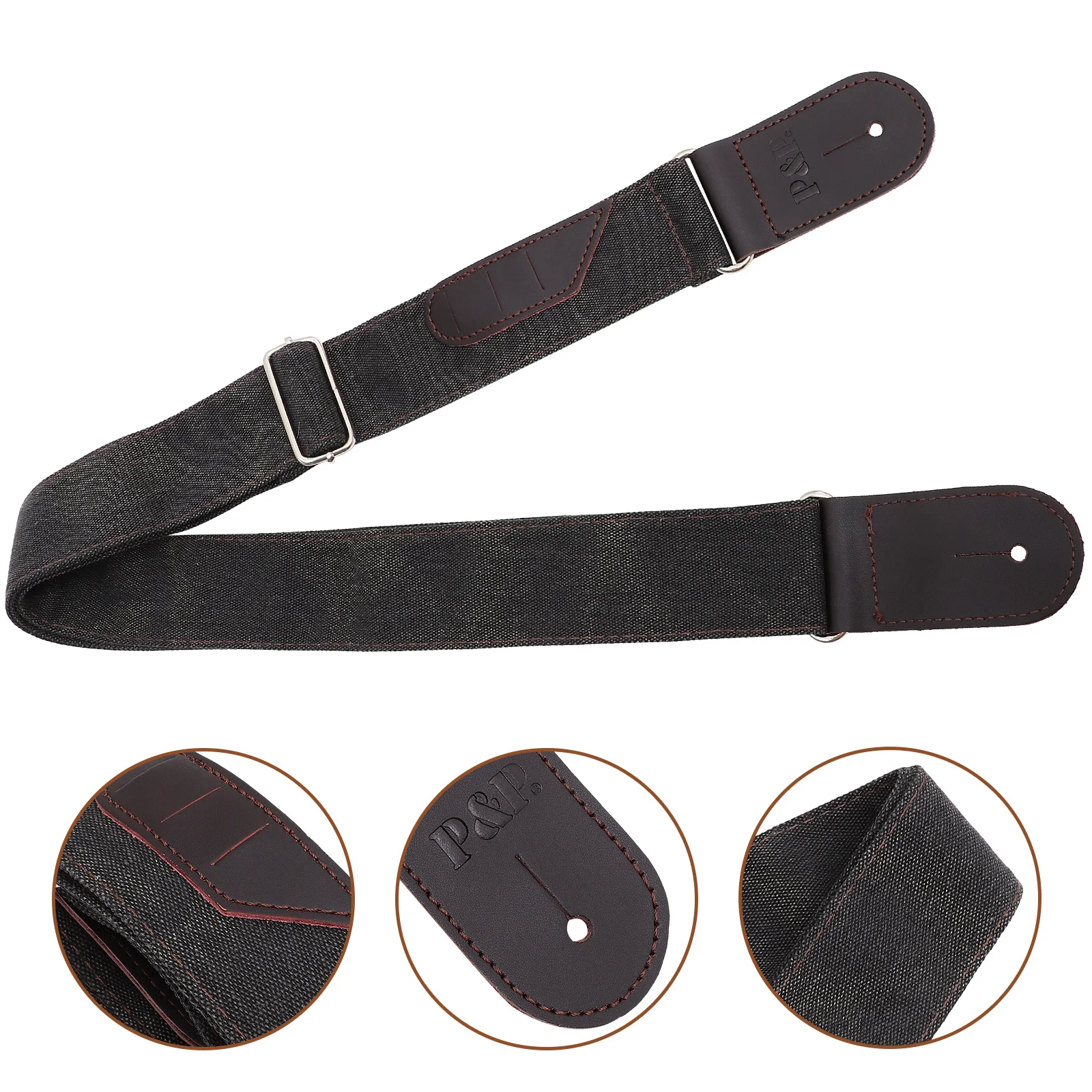 

Suspenders Adjustable Bass Guitar Strap Instrument Shoulder Belt Sling Replacement Slings