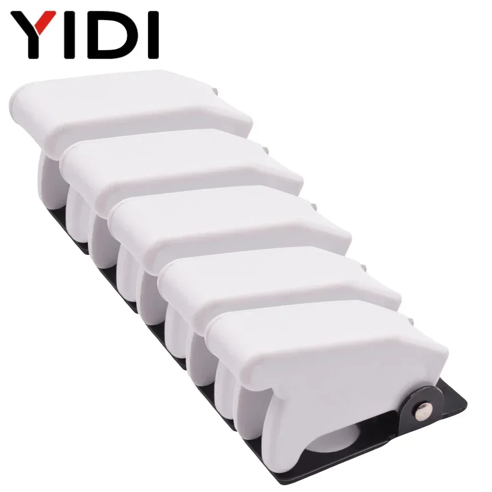 

5 шт., безопасный пылезащитный тумблер 12 мм, откидная крышка, пылезащитная крышка для авто, лодки, грузовика, самолета, светло-красный, черный, зеленый