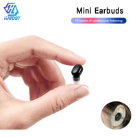 tws wireless headphone invisible bluetooth earphone mini single in ear earbuds with mic 18d sound quality headset 20h music time