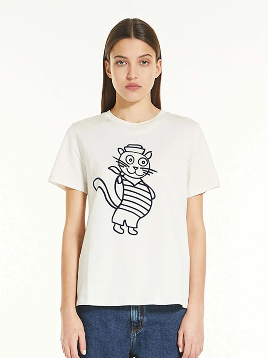 

Hand Painting Print T-Shirt Women 2022 Summer Luxury Designer Tee Shirt Fashion Tees Casual Tops Tshirt Femme