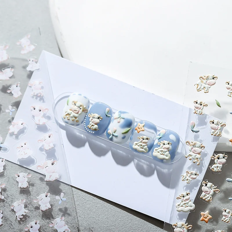 

Ферритин, новый процесс, трехмерная тонкая прозрачная наклейка для наращивания ногтей, наклейка для ногтей, наклейка для ногтей, мультяшное...