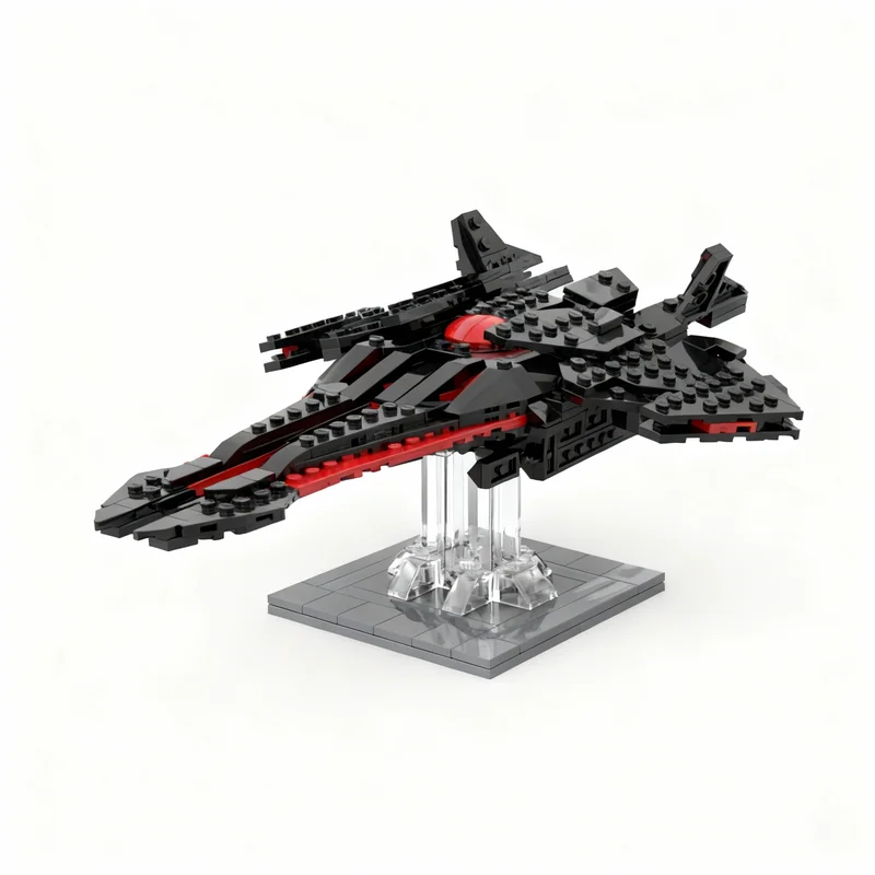 Фото 370 деталей MOC Destiny 2 Black Armory Platinum Starling Space: Конструктор-модель, архитектурный набор, идея для подарка на фестиваль, игрушка-конструктор №3