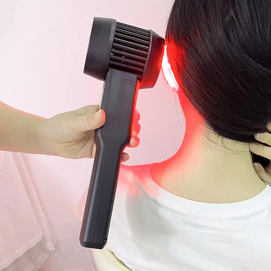 

ZJZK handheld high level chiropractor use laser treatment device for tmj near me with dual wavelength 808nm 650nm 3W home use