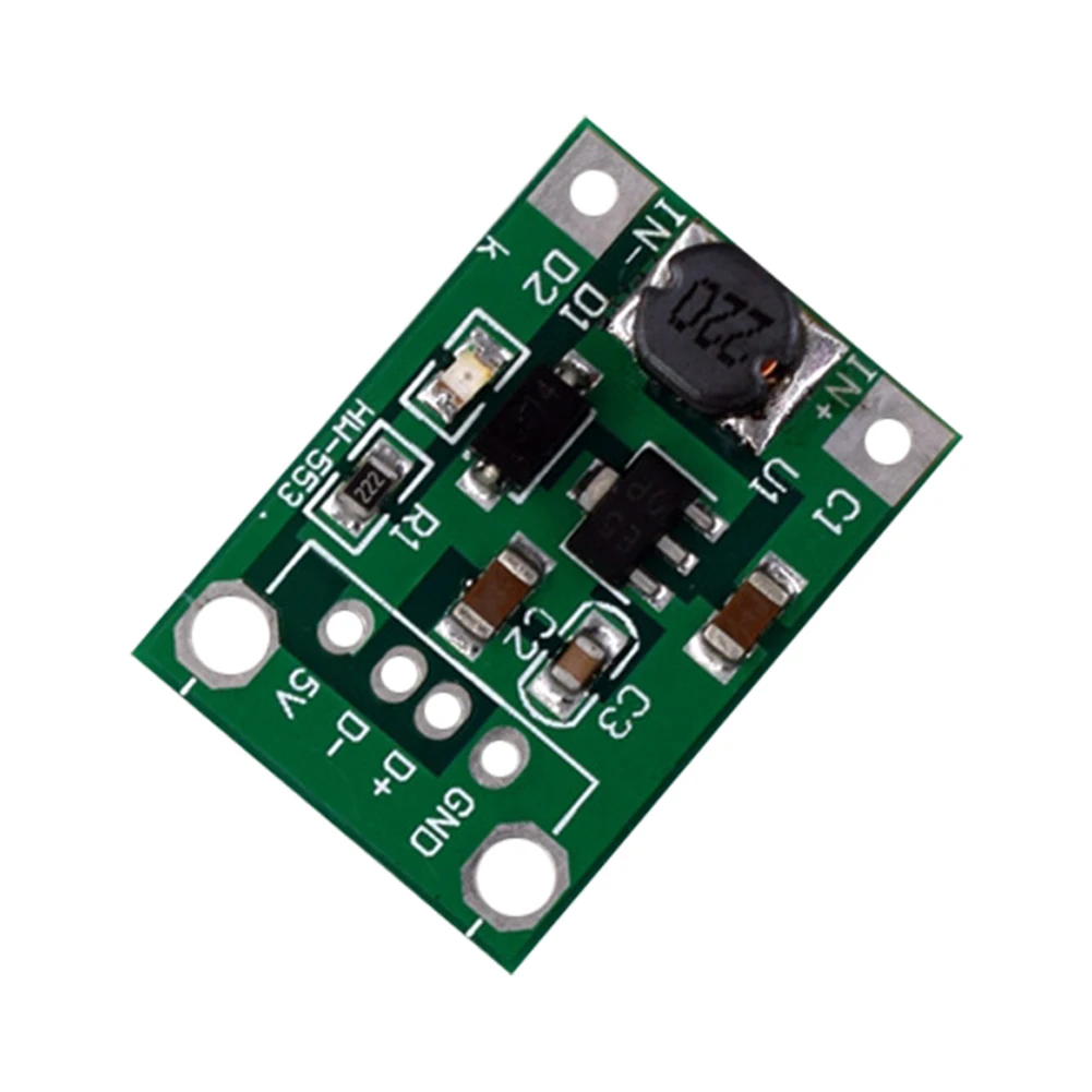 

HW-553B 0.9V-5V to 5V Adjustable Boost Module DC Step Up Board Converter Booster Power Supply Module