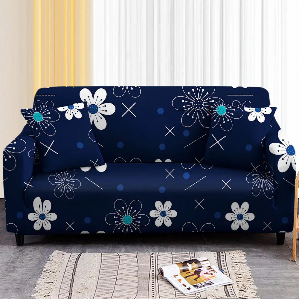 

Leaves Flowers Elastic Sofa Cover for Living Room L Shape Sectional Sofa Slipcover Corner Sofa Covers Couch Cover Funda Sillon