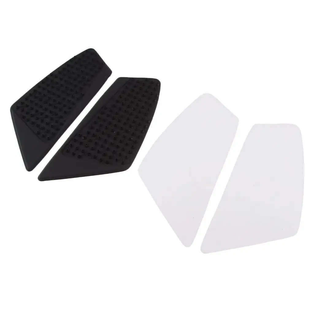 

Rubber Tank Traction Pad Side Fuel Gas Grips Decal Protector Universal for
