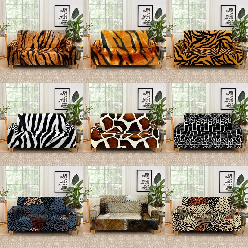 Кожаные чехлы с изображением животных леопардового принта тигра эластичный
