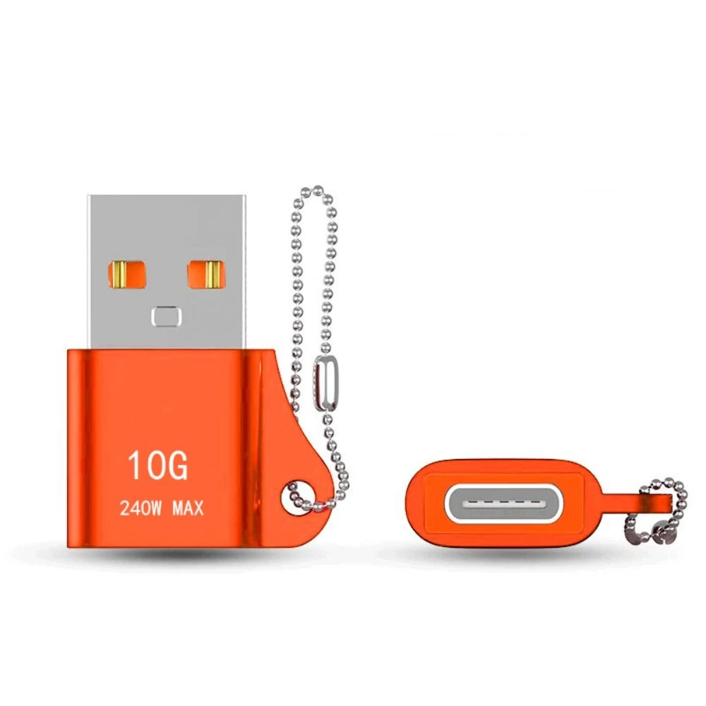 Конвертер USB в тип C PD Преобразователь быстрой зарядки Адаптер Телефонный адаптер